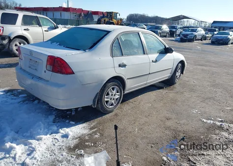 2005 Honda Civic Vp z USA, uszkodzony, nr VIN 2HGES164X5H570432